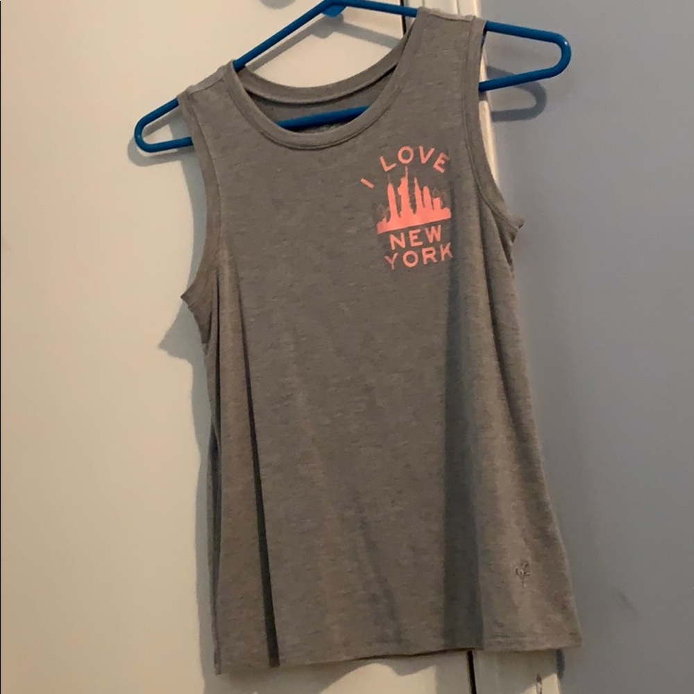 Cute justice gray tank top